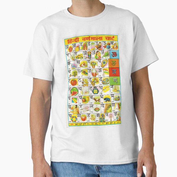 Item preview, Illustrated Chart From India - HINDI ALPHABETS Rare Vintage High Quality designed and sold by VISIBLECREATION.