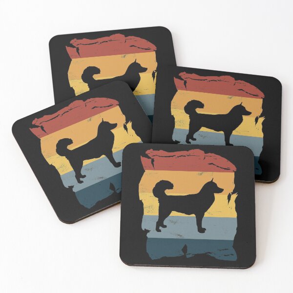 Item preview, Alaskan Malamute Distressed Vintage Retro Silhouette designed and sold by DoggyStyles.