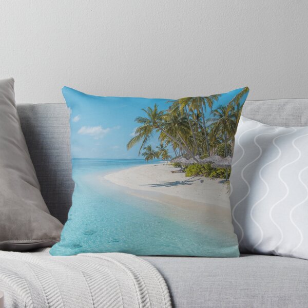Artikel-Vorschau von Tropisches Malediven-Palmen-Strandparadies, designt und verkauft von newburyboutique.