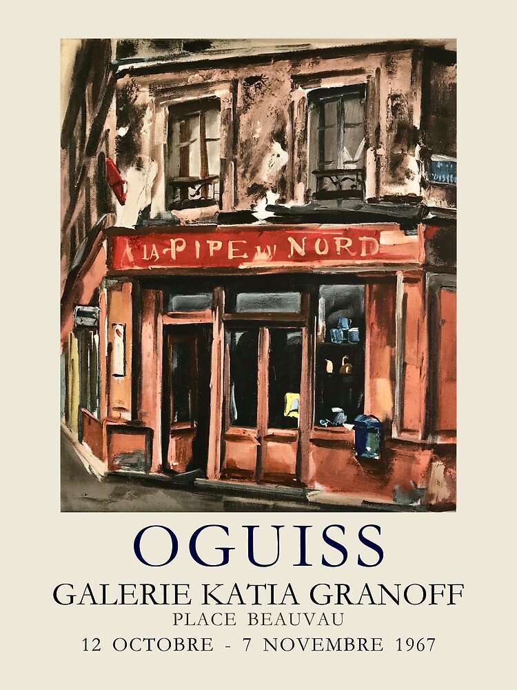 Takanori Oguiss. Exhibition poster for Galerie Katia Granoff