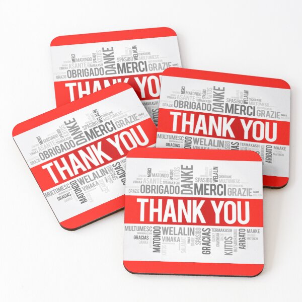 Item preview, Thank You word in different languages designed and sold by graphyart.