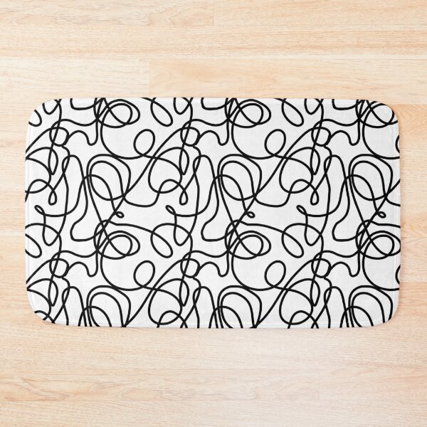 Item preview, Black and White Modern Scribble Design designed and sold by NancyMerkle.