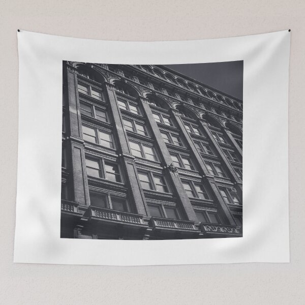 Item preview, Soho Building Facade in New York 02 designed and sold by PatternsandHues.