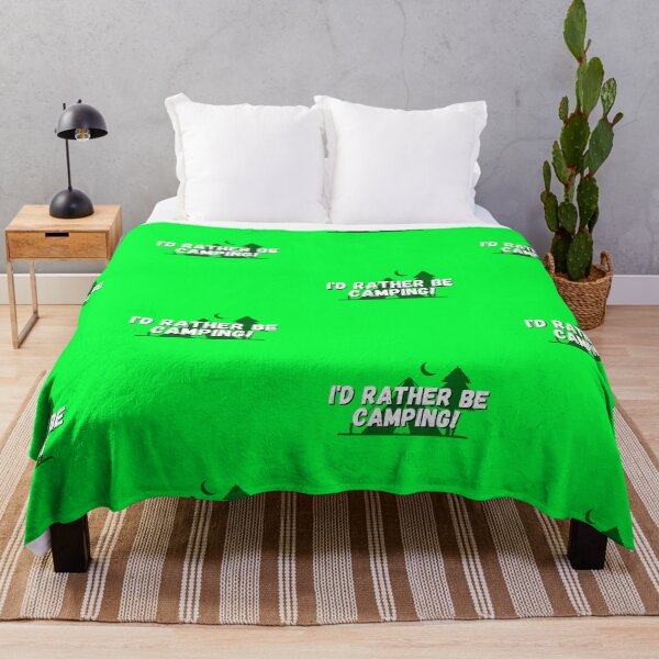 Item preview, I'd Rather Be Camping Funny Outdoors designed and sold by ttuniques.