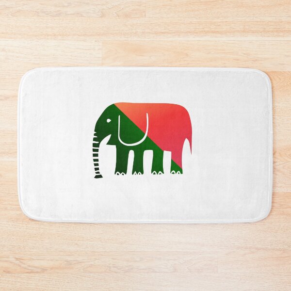 Item preview, Washu Green And Red Elephant designed and sold by yurahbom.