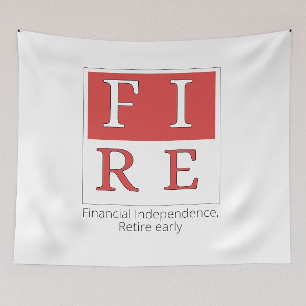 Item preview, FI/RE Financial Independence, Retire Early designed and sold by ThoughtJumble.