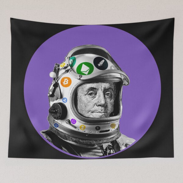 Item preview,  Crypto Benjamin | Cyber Space Astronaut Miner  designed and sold by spinolator.