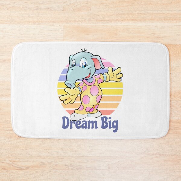 Item preview, Cute happy cartoon elephant in pajamas  in pastels / Dream big designed and sold by portrait4you.