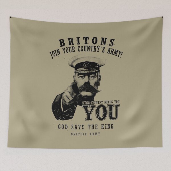Item preview, General Kitchener Vintage Poster designed and sold by Royal-Elite.