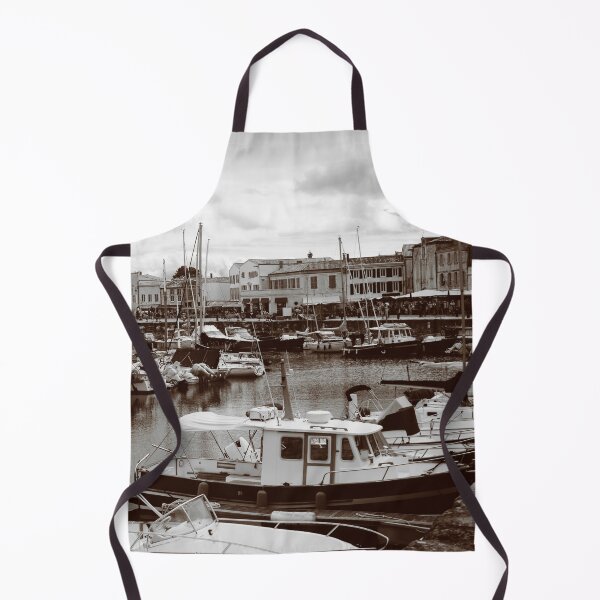 Item preview, Sepia View on the harbor of Saint-Martin-de-Ré designed and sold by FotoMahieu.
