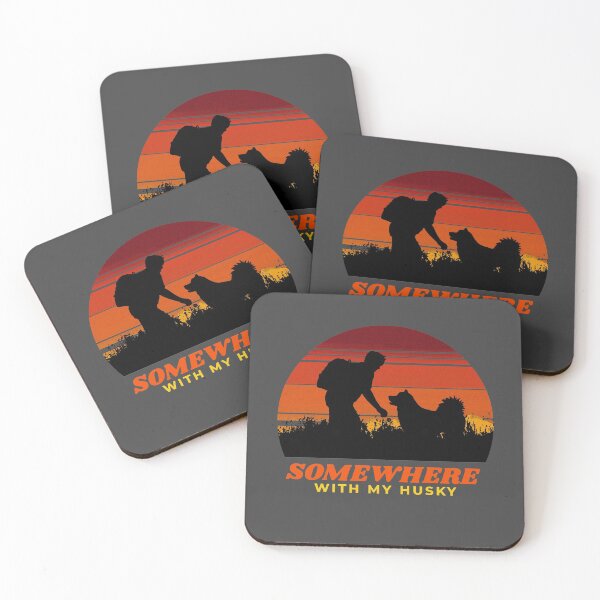 Item preview, Somewhere With My Siberian Husky Men's Adventurous Outdoor Gift  designed and sold by Guarddogdrive.