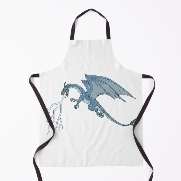 Item preview, Blue Dragon Spitting Lightning designed and sold by Azure Lion Productions.