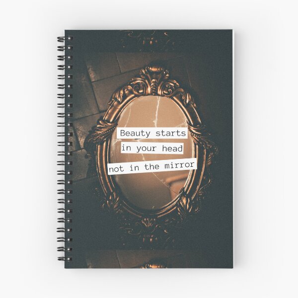 Item preview, Beauty Starts in Your Head, Not in the Mirror designed and sold by ThoughtJumble.