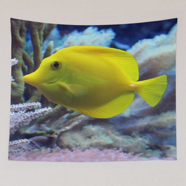 Item preview, yellow fish  designed and sold by VKHOUSE.