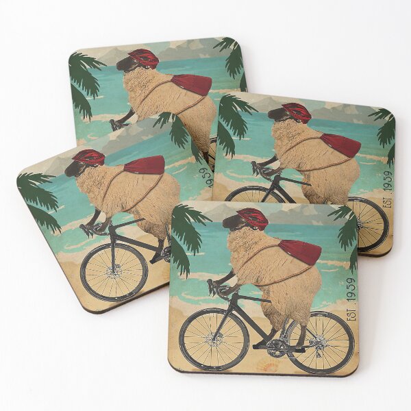 Item preview, Cycling Club Sheep life behind bar designed and sold by Douglafa.