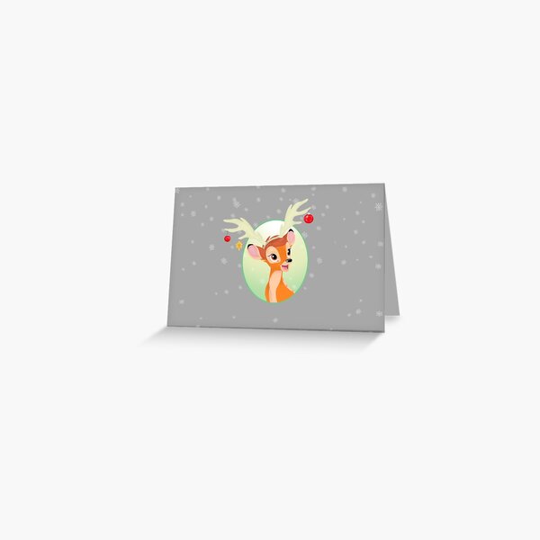 Artikel-Vorschau von Bambi Weihnachten, designt und verkauft von Abigail Creates.