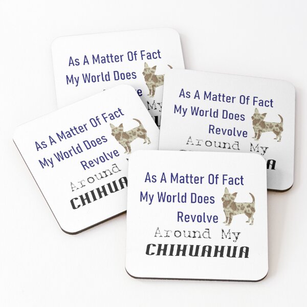 Item preview, World Revolves Around My Chihuahua designed and sold by DJDesigns70.