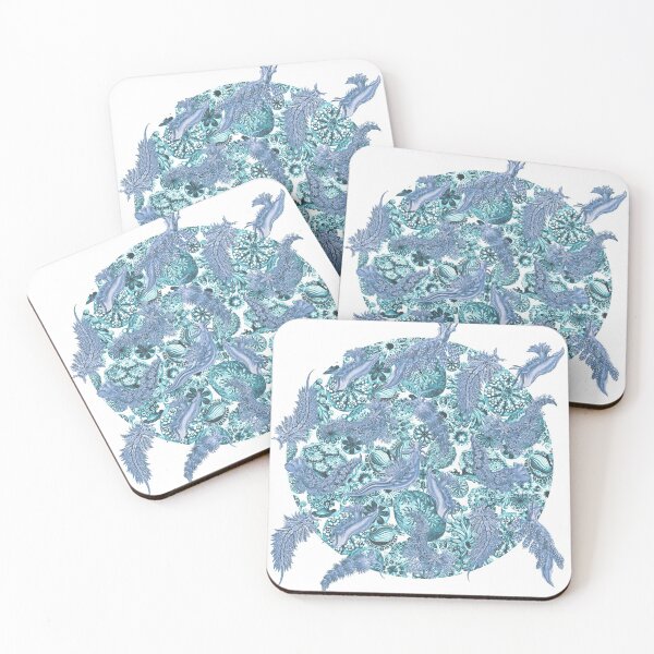 Artikelvorschau, Ernst Haeckel Blue Nudibranch über Cerulean Sea Squirts entworfen und verkauft von aimeewilson.