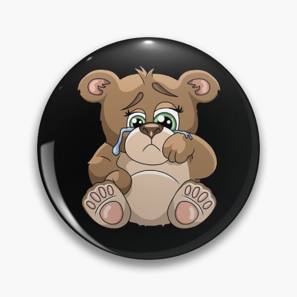Item preview, Sad teddy bear cute illustration designed and sold by ARTemyzz.