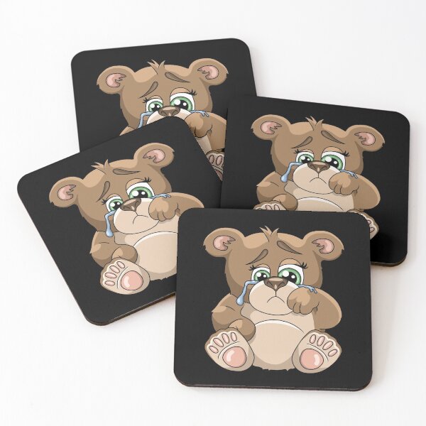 Item preview, Sad teddy bear cute illustration designed and sold by ARTemyzz.