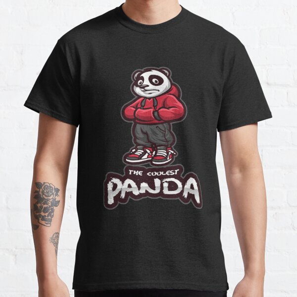 Panda Skater T-Shirts for Sale
