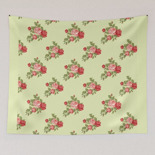 Item preview, Roses Pattern Retro Vintage (Green) designed and sold by Vimbuy.