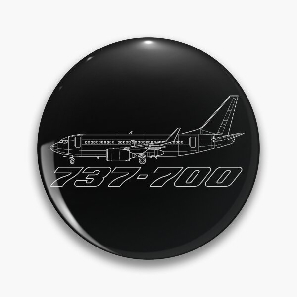 Item preview, Boeing 737-700 White Outline designed and sold by Avi8orGear.