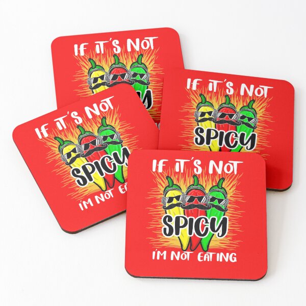 Item preview, If it´s not spicy im not eating it Spicy Lovers gift idea  designed and sold by Músico Ilustre.