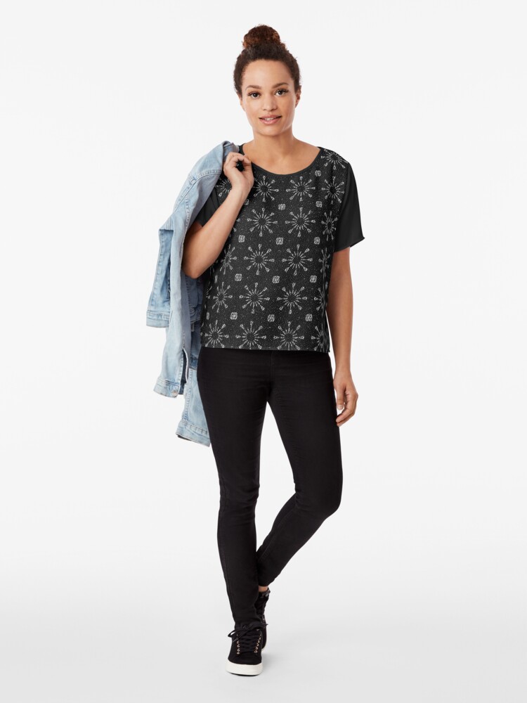 Alternate view of The Sun and The Stars Chiffon Top