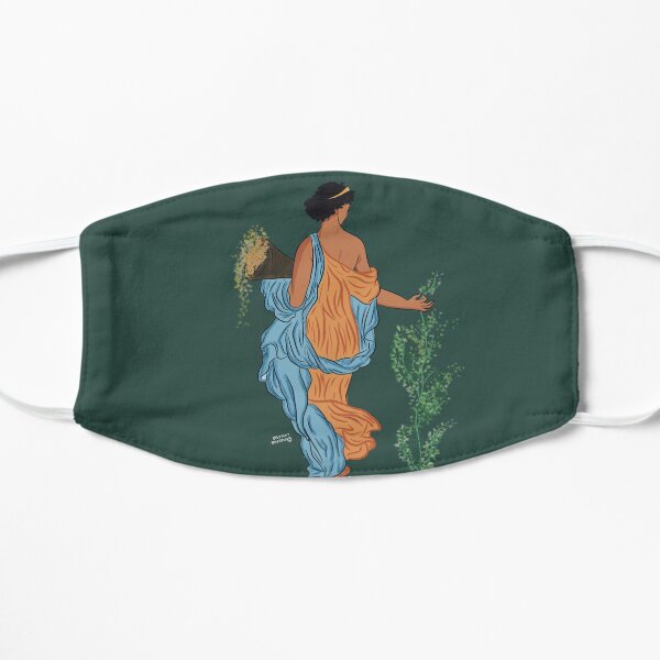 Spring-bringing Flora Flat Mask
