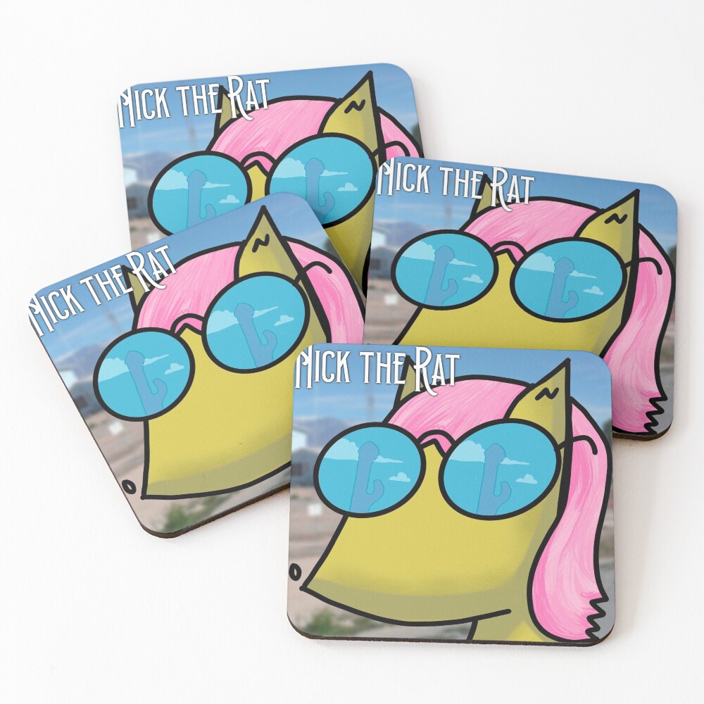 Item preview, Coasters (Set of 4) designed and sold by NICKtheRAT.