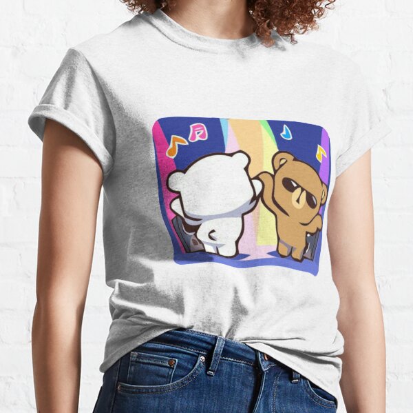 Ours au lait et moka T-shirt classique