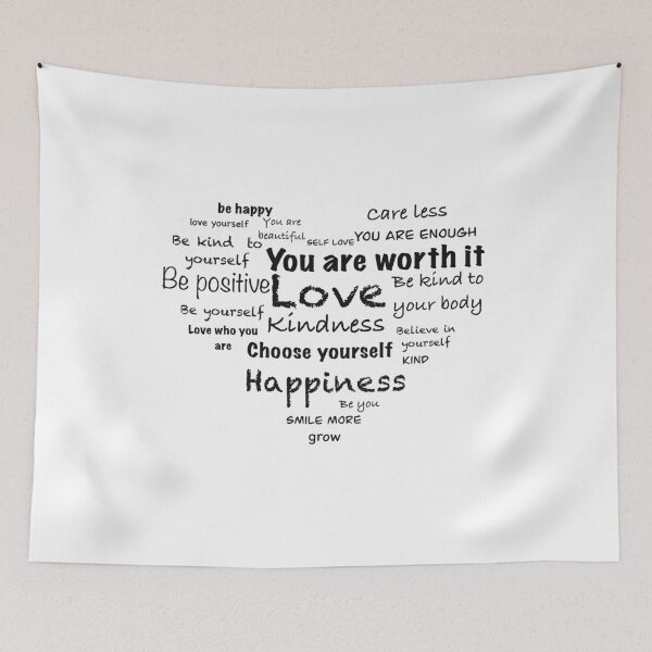 Item preview, Mental Health Inspirational Design WordArt Heart Design  designed and sold by irmasarts.