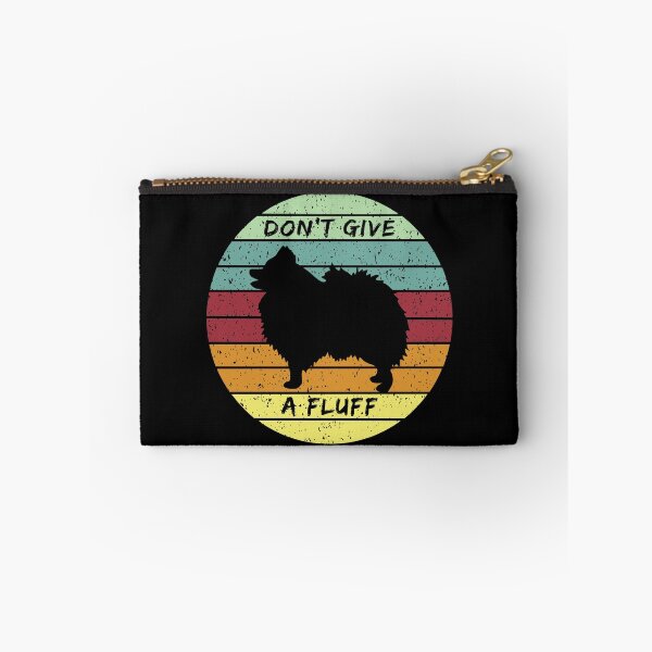 Item preview, Don’t Give A Fluff Funny Retro Pomeranian  designed and sold by JoBella-Designs.