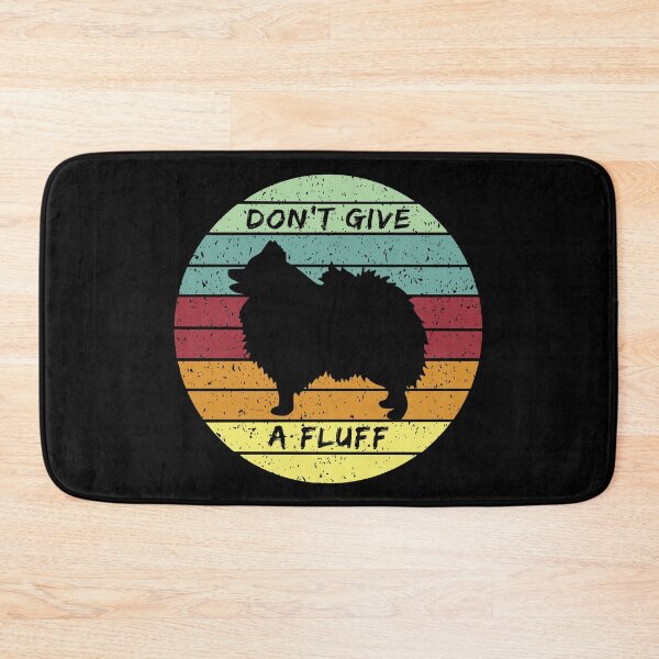 Item preview, Don’t Give A Fluff Funny Retro Pomeranian  designed and sold by JoBella-Designs.