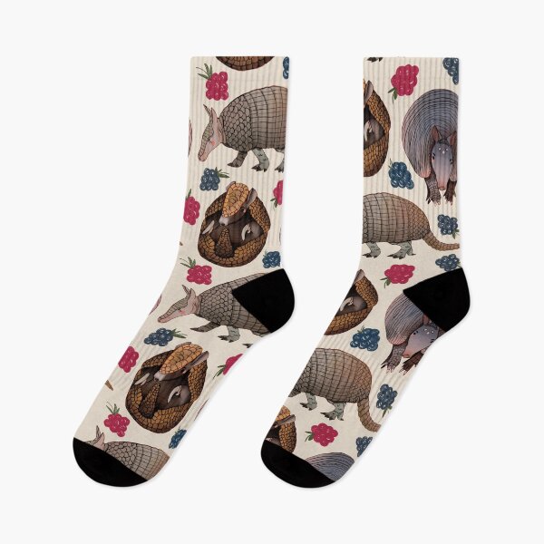 Item preview, Armadillos - Cute Earth Tones Animal Illustration Pattern designed and sold by TheRainbowRoom.