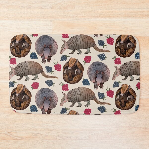 Item preview, Armadillos - Cute Earth Tones Animal Illustration Pattern designed and sold by TheRainbowRoom.