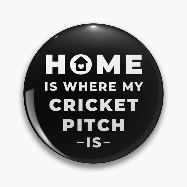 Item preview, Home is where my cricket pitch is designed and sold by TheGreenGoat.