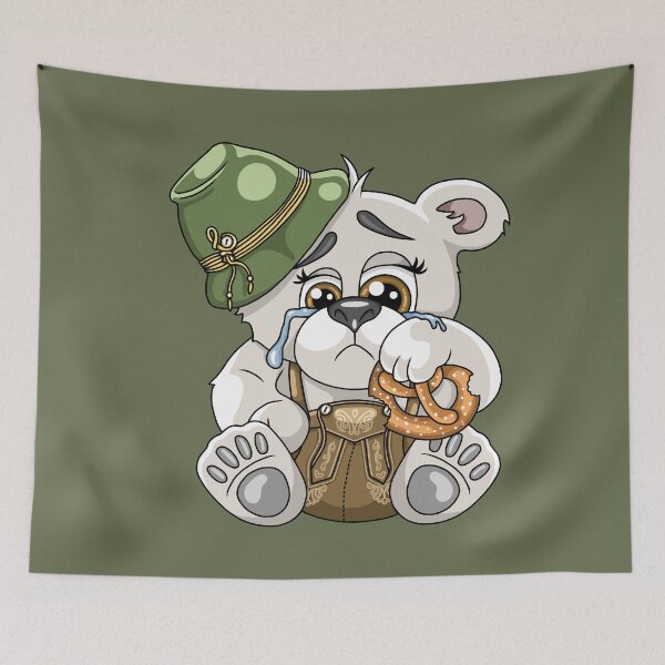 Item preview, Bavarian teddy bear ice bear leather trousers designed and sold by ARTemyzz.