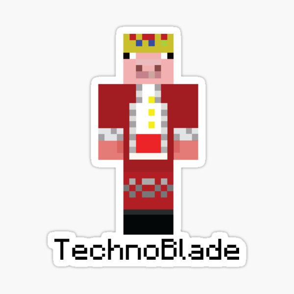 Technoblade Skin Layout