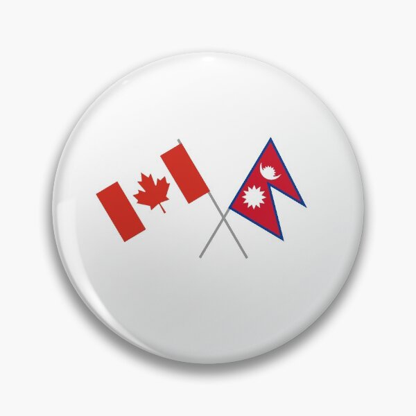 Item preview, Nepal Canada Flag designed and sold by yatridesign.