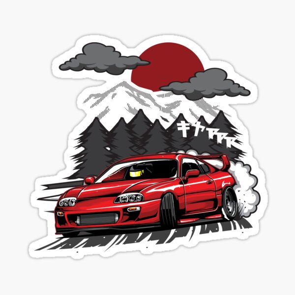 Toyota Supra MKIV Sticker