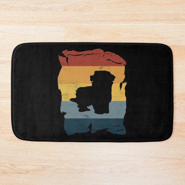 Item preview, Maltipoo Shih Tzu Distressed Vintage Retro Silhouette designed and sold by DoggyStyles.