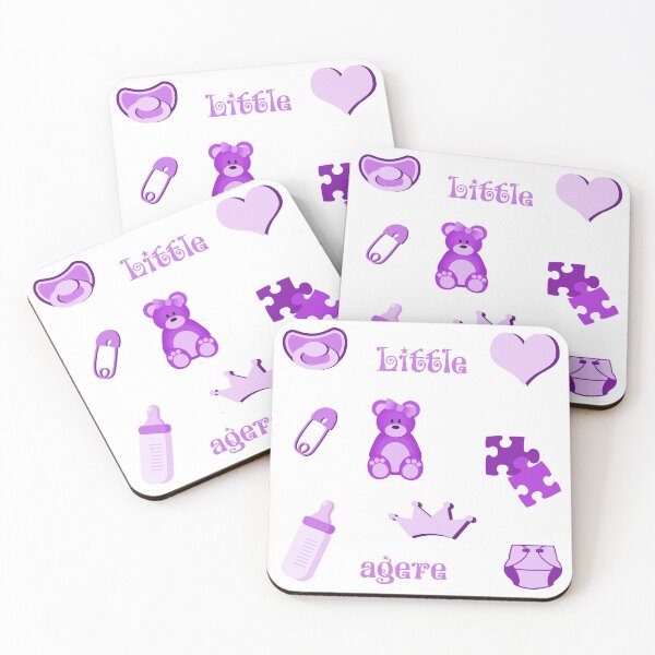Aperçu de l'œuvre Ensemble Little/Agere violet mignon créée et vendue par babyjoonie.