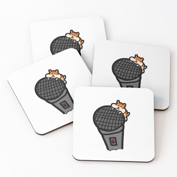 Item preview, Hamster on Mic designed and sold by Niiyoon's Designs.