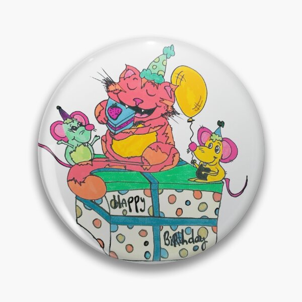 Item preview, Happy Birthday, Kitty Cat designed and sold by MyMagicBooks.