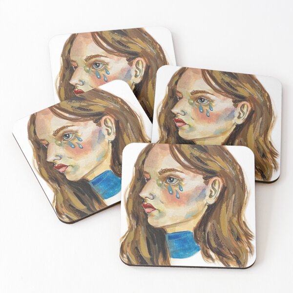Item preview, crying woman  designed and sold by ash mcnally.