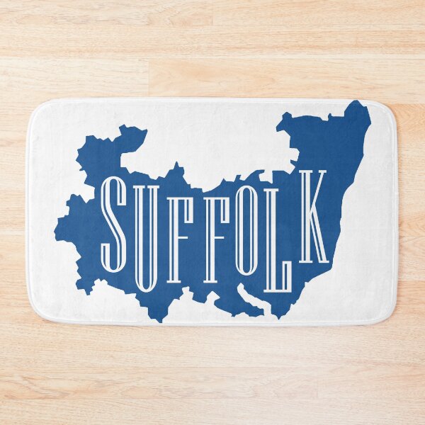 Item preview, Map of Suffolk County, England Counties designed and sold by sketchingarchi.