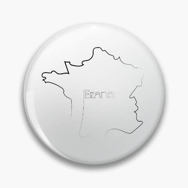 Item preview, France Map | One Line Art | One Line Artist | Minimal Art | Map Of France designed and sold by One-Line-Artist.