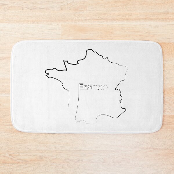 Item preview, France Map | One Line Art | One Line Artist | Minimal Art | Map Of France designed and sold by One-Line-Artist.